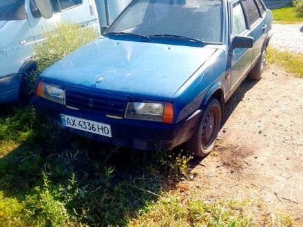 Синий ВАЗ 21099, объемом двигателя 1.5 л и пробегом 250 тыс. км за 440 $, фото 1 на Automoto.ua