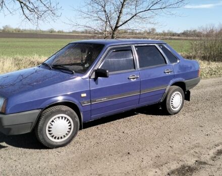 Синий ВАЗ 21099, объемом двигателя 1.5 л и пробегом 270 тыс. км за 1650 $, фото 1 на Automoto.ua