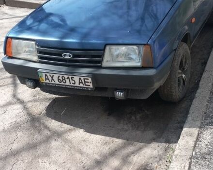 Синий ВАЗ 21099, объемом двигателя 1.5 л и пробегом 96 тыс. км за 1030 $, фото 1 на Automoto.ua