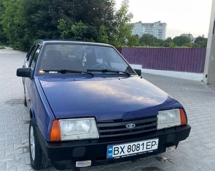 Синий ВАЗ 21099, объемом двигателя 1.5 л и пробегом 190 тыс. км за 1190 $, фото 1 на Automoto.ua