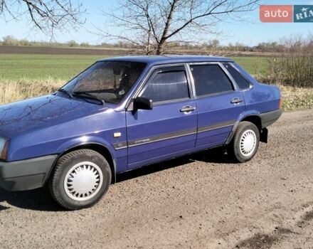 Синий ВАЗ 21099, объемом двигателя 1.5 л и пробегом 270 тыс. км за 1650 $, фото 1 на Automoto.ua