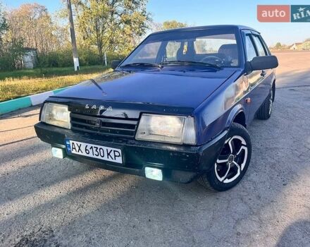 Синий ВАЗ 21099, объемом двигателя 1.5 л и пробегом 100 тыс. км за 1850 $, фото 1 на Automoto.ua