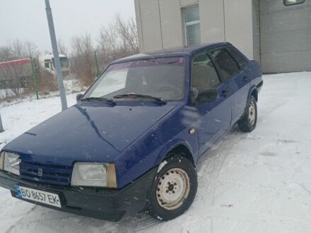 Синий ВАЗ 21099, объемом двигателя 1.5 л и пробегом 134 тыс. км за 800 $, фото 1 на Automoto.ua