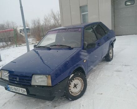 Синий ВАЗ 21099, объемом двигателя 1.5 л и пробегом 134 тыс. км за 800 $, фото 1 на Automoto.ua