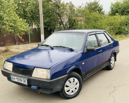 Синий ВАЗ 21099, объемом двигателя 1.5 л и пробегом 347 тыс. км за 850 $, фото 1 на Automoto.ua