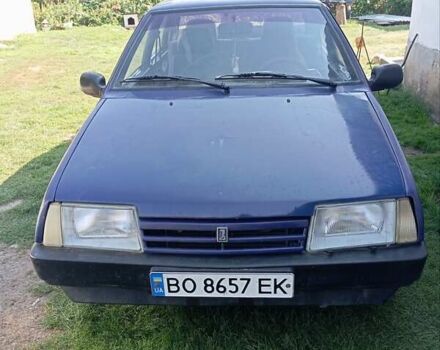 Синий ВАЗ 21099, объемом двигателя 1.5 л и пробегом 280 тыс. км за 999 $, фото 1 на Automoto.ua