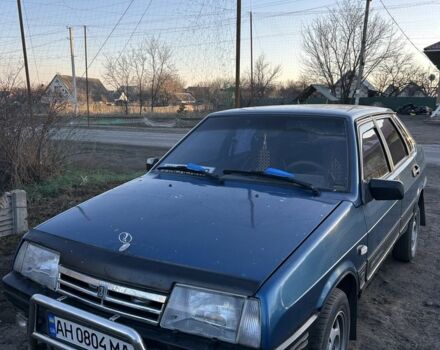 Синий ВАЗ 21099, объемом двигателя 1.5 л и пробегом 125 тыс. км за 865 $, фото 1 на Automoto.ua