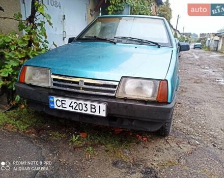 Синий ВАЗ 21099, объемом двигателя 1.49 л и пробегом 200 тыс. км за 610 $, фото 1 на Automoto.ua