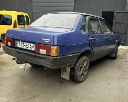 Синий ВАЗ 21099, объемом двигателя 1.5 л и пробегом 200 тыс. км за 421 $, фото 1 на Automoto.ua