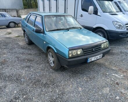 Синий ВАЗ 21099, объемом двигателя 1.5 л и пробегом 198 тыс. км за 800 $, фото 1 на Automoto.ua