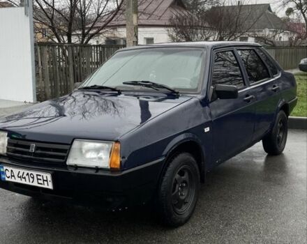 Синий ВАЗ 21099, объемом двигателя 1.5 л и пробегом 280 тыс. км за 1300 $, фото 1 на Automoto.ua