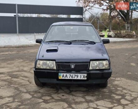 Синий ВАЗ 21099, объемом двигателя 1.5 л и пробегом 200 тыс. км за 650 $, фото 1 на Automoto.ua