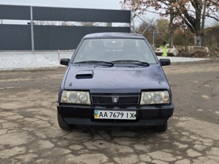 Синий ВАЗ 21099, объемом двигателя 1.5 л и пробегом 200 тыс. км за 650 $, фото 1 на Automoto.ua