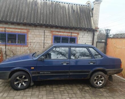 Синій ВАЗ 21099, об'ємом двигуна 1.5 л та пробігом 135 тис. км за 850 $, фото 1 на Automoto.ua