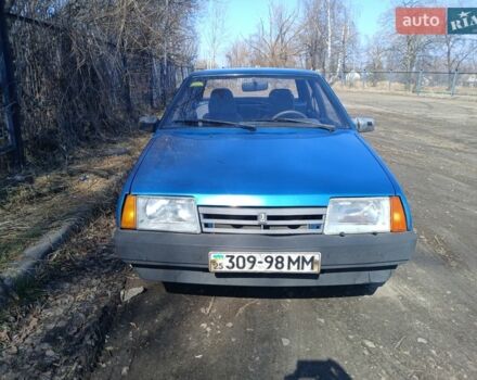 Синий ВАЗ 21099, объемом двигателя 0 л и пробегом 200 тыс. км за 950 $, фото 1 на Automoto.ua