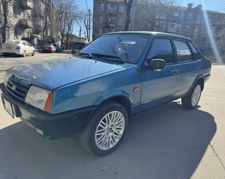 Синий ВАЗ 21099, объемом двигателя 1.5 л и пробегом 2 тыс. км за 2300 $, фото 1 на Automoto.ua
