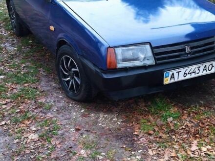 Синий ВАЗ 21099, объемом двигателя 1.5 л и пробегом 90 тыс. км за 950 $, фото 1 на Automoto.ua