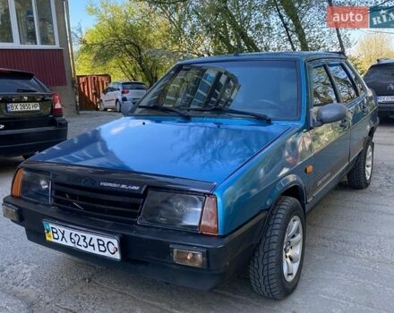 Синий ВАЗ 21099, объемом двигателя 1.5 л и пробегом 278 тыс. км за 1500 $, фото 1 на Automoto.ua
