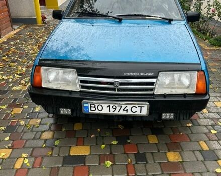 Синий ВАЗ 21099, объемом двигателя 1.5 л и пробегом 290 тыс. км за 1500 $, фото 1 на Automoto.ua