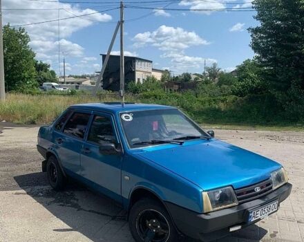 Синий ВАЗ 21099, объемом двигателя 1.5 л и пробегом 377 тыс. км за 1500 $, фото 1 на Automoto.ua