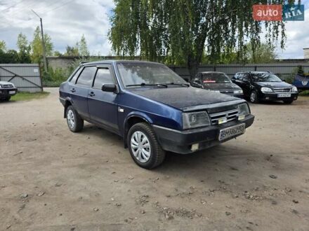 Синій ВАЗ 21099, об'ємом двигуна 1.5 л та пробігом 203 тис. км за 1300 $, фото 1 на Automoto.ua