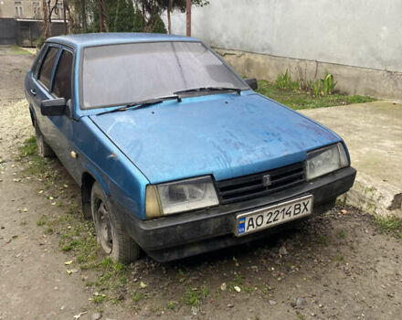 Синій ВАЗ 21099, об'ємом двигуна 1.5 л та пробігом 380 тис. км за 600 $, фото 1 на Automoto.ua