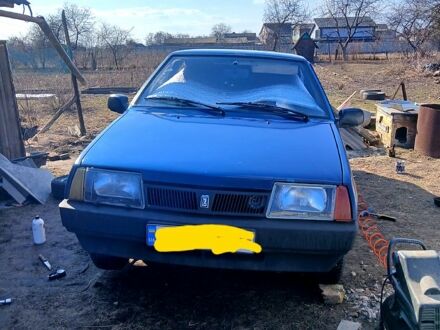 Синий ВАЗ 21099, объемом двигателя 1.5 л и пробегом 121 тыс. км за 1200 $, фото 1 на Automoto.ua