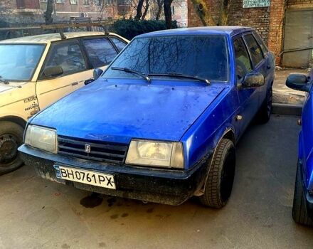 Синий ВАЗ 21099, объемом двигателя 1.5 л и пробегом 256 тыс. км за 1400 $, фото 1 на Automoto.ua