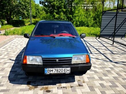 Синий ВАЗ 21099, объемом двигателя 1.5 л и пробегом 300 тыс. км за 1400 $, фото 1 на Automoto.ua