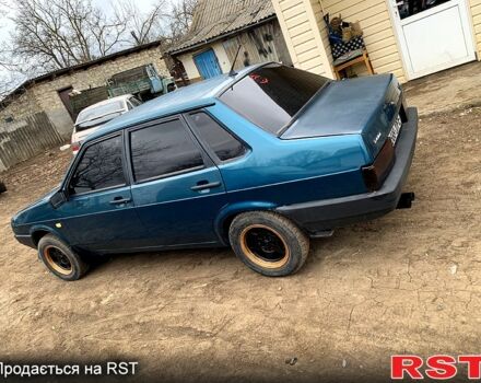 Синий ВАЗ 21099, объемом двигателя 1.5 л и пробегом 200 тыс. км за 1500 $, фото 1 на Automoto.ua