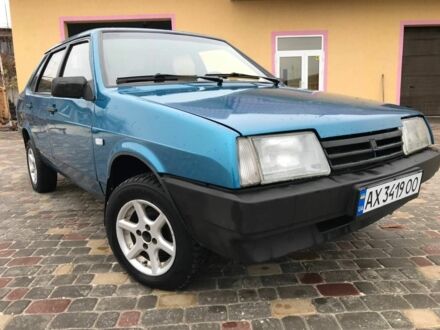 Синий ВАЗ 21099, объемом двигателя 1.5 л и пробегом 100 тыс. км за 2200 $, фото 1 на Automoto.ua