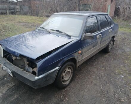 Синій ВАЗ 21099, об'ємом двигуна 1.5 л та пробігом 160 тис. км за 800 $, фото 1 на Automoto.ua