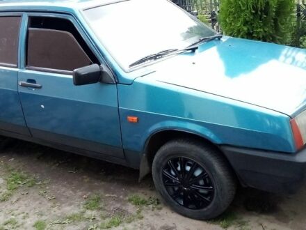 Синий ВАЗ 21099, объемом двигателя 1 л и пробегом 1 тыс. км за 1011 $, фото 1 на Automoto.ua