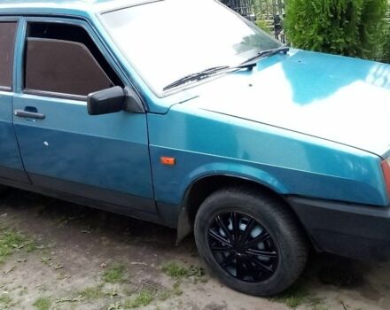 Синий ВАЗ 21099, объемом двигателя 1 л и пробегом 1 тыс. км за 1013 $, фото 1 на Automoto.ua