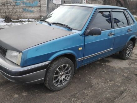 Синій ВАЗ 21099, об'ємом двигуна 1.5 л та пробігом 200 тис. км за 2600 $, фото 1 на Automoto.ua