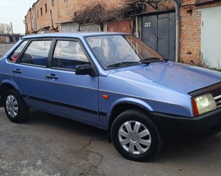 Синий ВАЗ 21099, объемом двигателя 1.5 л и пробегом 230 тыс. км за 1550 $, фото 1 на Automoto.ua