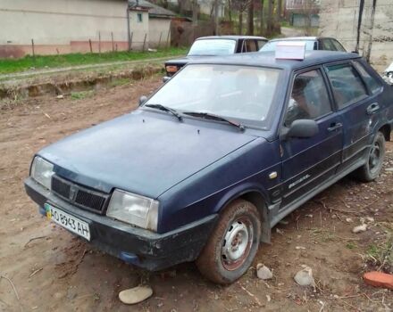 Синий ВАЗ 21099, объемом двигателя 1 л и пробегом 300 тыс. км за 500 $, фото 1 на Automoto.ua