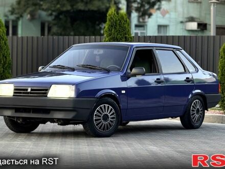 Синий ВАЗ 21099, объемом двигателя 1.5 л и пробегом 180 тыс. км за 1200 $, фото 1 на Automoto.ua