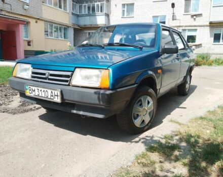 Синий ВАЗ 21099, объемом двигателя 1.5 л и пробегом 1 тыс. км за 1400 $, фото 1 на Automoto.ua
