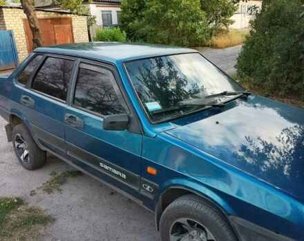 Синий ВАЗ 21099, объемом двигателя 1.5 л и пробегом 150 тыс. км за 1371 $, фото 1 на Automoto.ua
