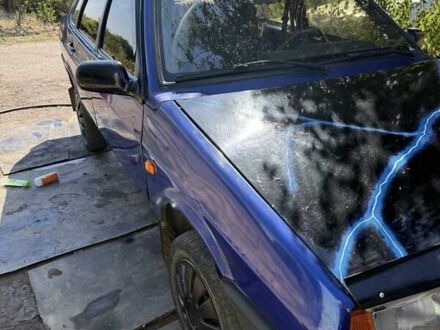 Синий ВАЗ 21099, объемом двигателя 1.5 л и пробегом 100 тыс. км за 848 $, фото 1 на Automoto.ua