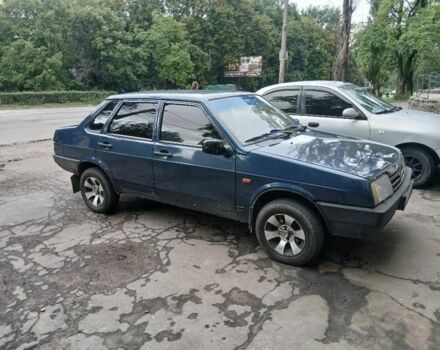 Синий ВАЗ 21099, объемом двигателя 1.6 л и пробегом 230 тыс. км за 1204 $, фото 1 на Automoto.ua