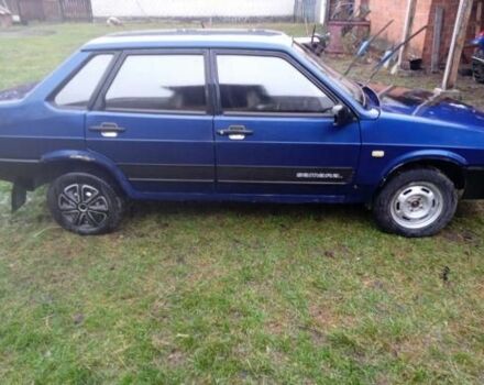 Синий ВАЗ 21099, объемом двигателя 1.5 л и пробегом 2 тыс. км за 900 $, фото 1 на Automoto.ua