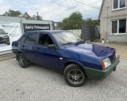 Синий ВАЗ 21099, объемом двигателя 1.5 л и пробегом 200 тыс. км за 1800 $, фото 1 на Automoto.ua