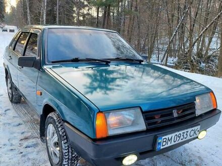 Синий ВАЗ 21099, объемом двигателя 1.6 л и пробегом 250 тыс. км за 1600 $, фото 1 на Automoto.ua