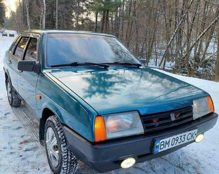 Синий ВАЗ 21099, объемом двигателя 1.6 л и пробегом 250 тыс. км за 1600 $, фото 1 на Automoto.ua