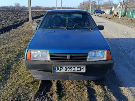 Синий ВАЗ 21099, объемом двигателя 1.5 л и пробегом 250 тыс. км за 2000 $, фото 1 на Automoto.ua
