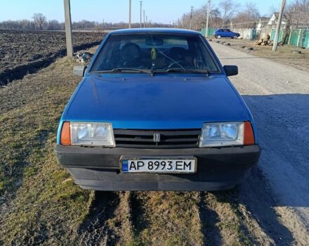 Синий ВАЗ 21099, объемом двигателя 1.5 л и пробегом 250 тыс. км за 2000 $, фото 1 на Automoto.ua