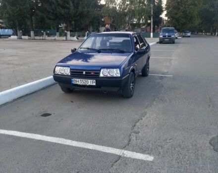 Синий ВАЗ 21099, объемом двигателя 1.5 л и пробегом 1 тыс. км за 1000 $, фото 1 на Automoto.ua