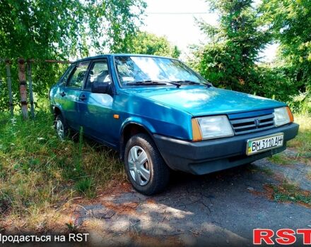 Синий ВАЗ 21099, объемом двигателя 1.5 л и пробегом 100 тыс. км за 1400 $, фото 1 на Automoto.ua
